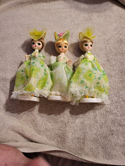 Vintage Big Eye Bradley Doll Aug 1980  Japan All three, no reserves.