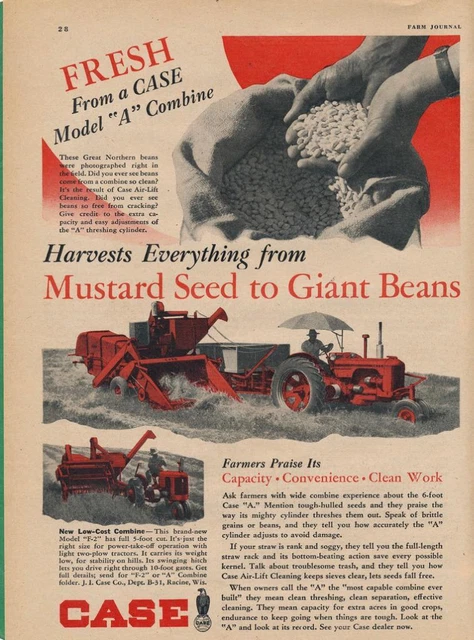 Magazine Ad - 1948 - CASE Tractors