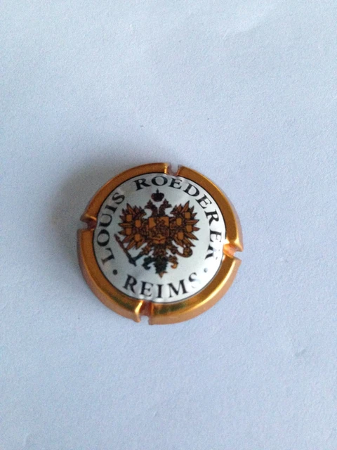 CAPSULE DE CHAMPAGNE ROEDERER No96d CONTOUR OR JAUNE RARE