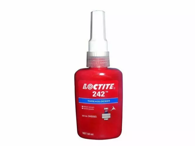 Loctite 242 Medium Strength - Threadlock - All Metal Adhesive - Glue 50 Ml