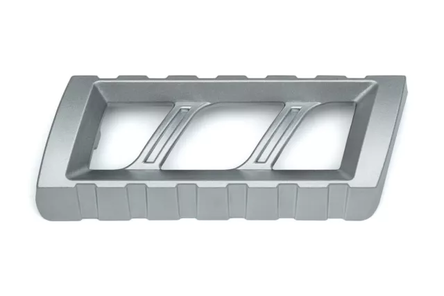 Kuryakyn 3562 6" Riot Heat Shield, Silver Universal Fit