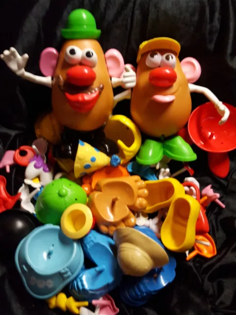 MR & MRS Potato Head Mixed Lot of 88 Accessories and Bodies With