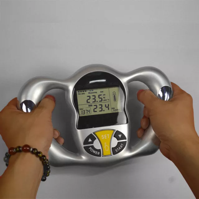 Gesundheitsmonitor Körperfettanalysator genauer Handtester mit LCD-Display 2