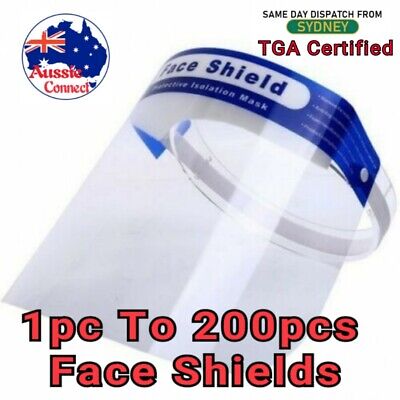 Full Face Shield Mask Clear Protective Film Shields Visor Safety Cover Anti-Fog