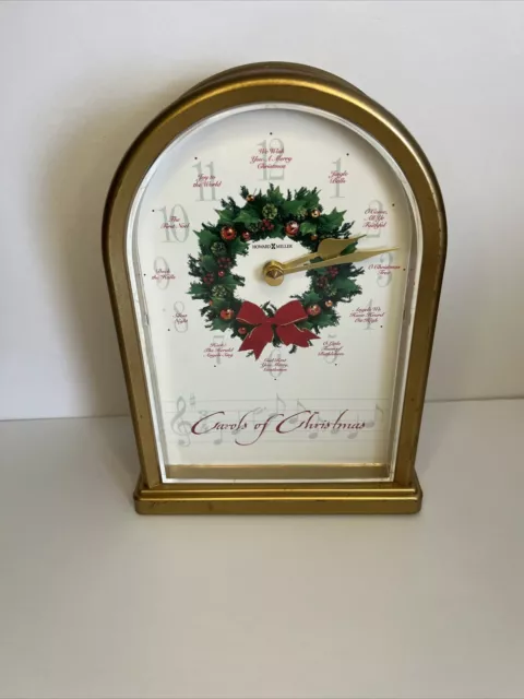 Howard Miller Carols of Christmas II Mantle Tabletop Clock Model 645-424