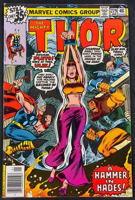 The Mighty Thor Marvel Comics Vol 1, No. 279 Jan 1979