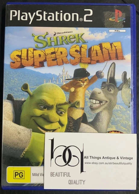 SHREK SUPER SLAM PLAYSTATION 2 (PAL) Complete PS2 Puss In Boots Donkey ...