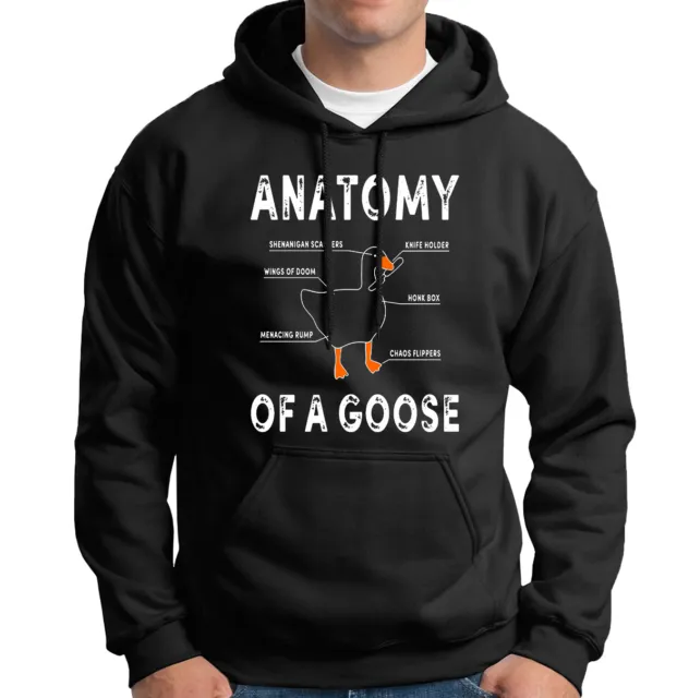 Anatomy of A Goose Funny Duck Gaming Meme Movie Music Mens Hoody Top #6ED lot