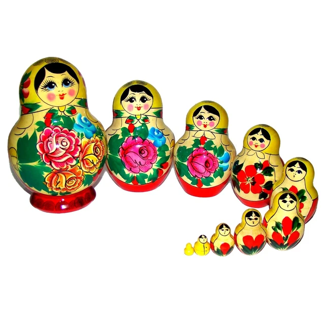 Poupées russes Matriochka 4 pièces - Collection