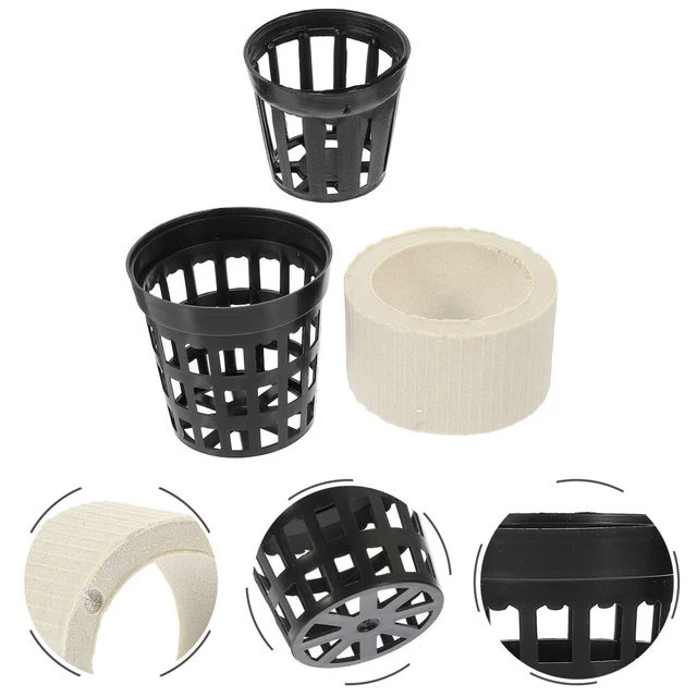1 Set Töpfe Garten Net Tassen Töpfe Hydroponics Schlitz Tassen