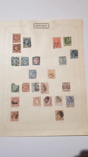 🧿Timbres ESPAGNE - Neuf* et oblitérés.