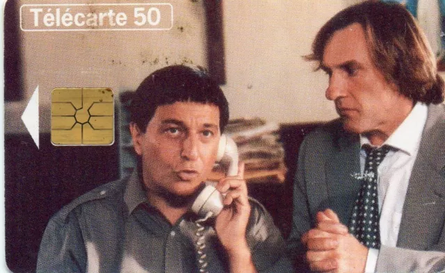 Telecarte Telephone Et Cinema Gerard Depardieu-Christian Clavier