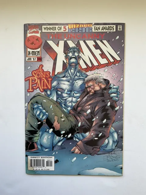 Marvel Comics The Uncanny X-Men Vol 1, #340 January 1997