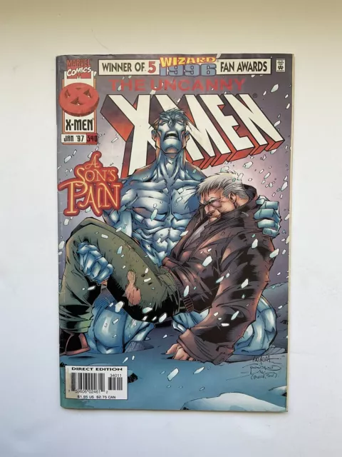 Marvel Comics The Uncanny X-Men Vol 1, #340 January 1997