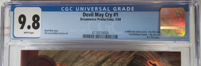 🌟 Cgc 9.8 Nm/Mt Devil May Cry #1 Game Variant Capcom 2004 First Print Dreamwave 2