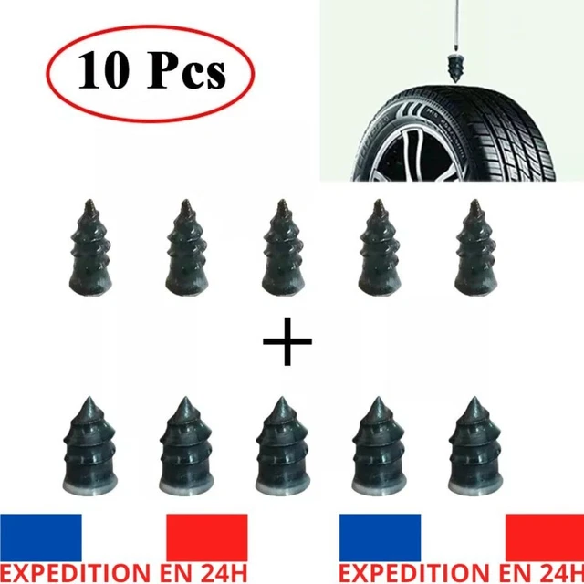 Meche Pneu réparation Tubeless Crevaison Voiture Moto Outils 5 Mèches