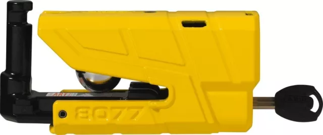 Abus Blocca Disco Antifurto 8077 Granit Detecto X-Plus Yellow Per Kawasaki