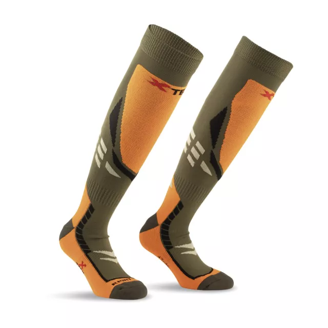 Calze XTECH  tecniche sportive invernali X-ORANGE  43/46