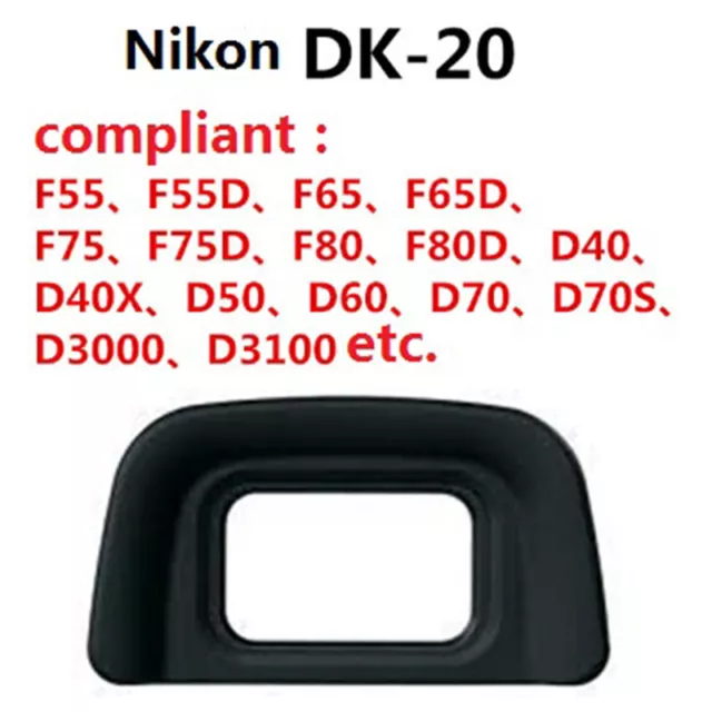 Dk-20 Rubber Eyecup Eyepiece For Nikon D5100 D3100 D3000 D50 D60 D70S D5200  WY4
