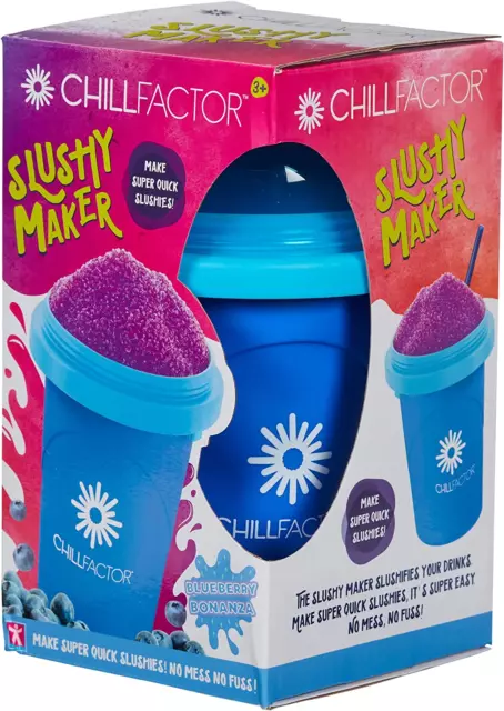 Chill Factor 08007 Blueberry Bonanza - Reusable Squeeze Cup Slushy Maker - Kitch