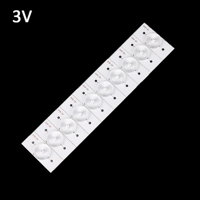 10 pz lampada generale diretta tipo 3 V 6 V perline TV LED retroilluminazione con obiettivo ottico