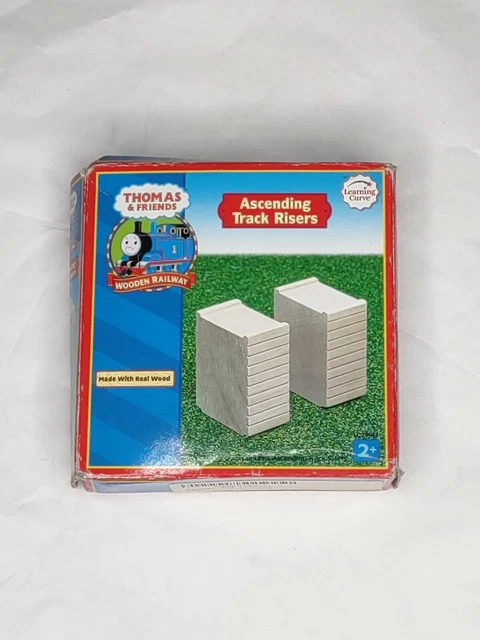 LEARNING CURVE THOMAS and Friends Wooden Railway Ascending Track Risers ...