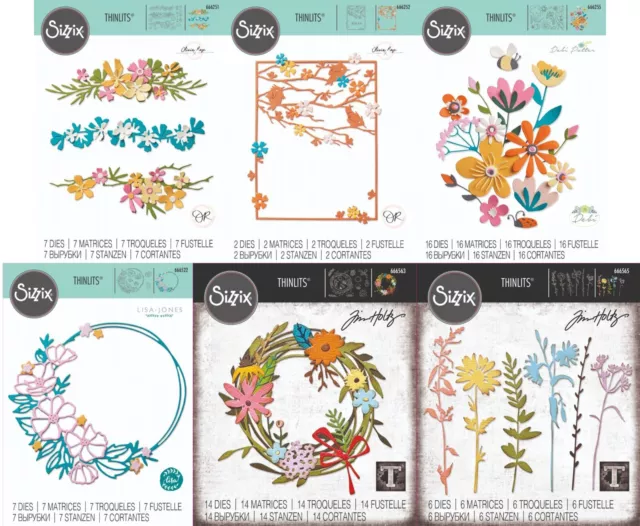 Sizzix - Thinlits Por Lisa Jones , Olivia Rosa, Debi Potter, Tim Holtz