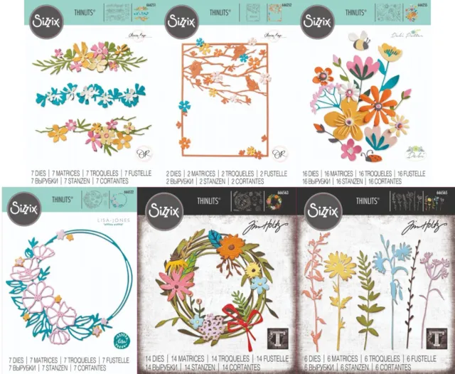 Sizzix - Thinlits by Lisa Jones, Olivia Rose, Debi Potter, Tim Holtz