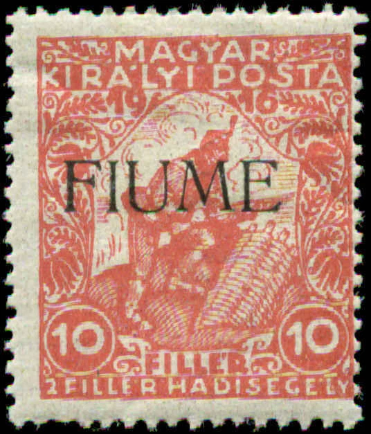Fiume Scott #B1 Mint Hinged