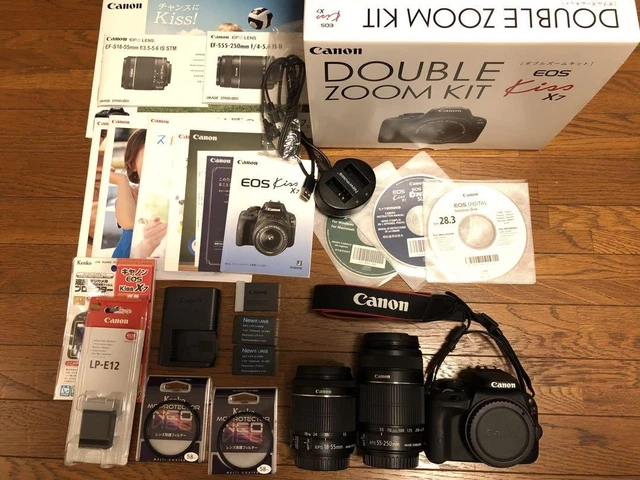フィルムカメラ Canon EOS kiss X7i DOUBLE ZOOM KIT Canon EOS Kiss X7i ダブルズームレンズキット – 東京CAMERA
