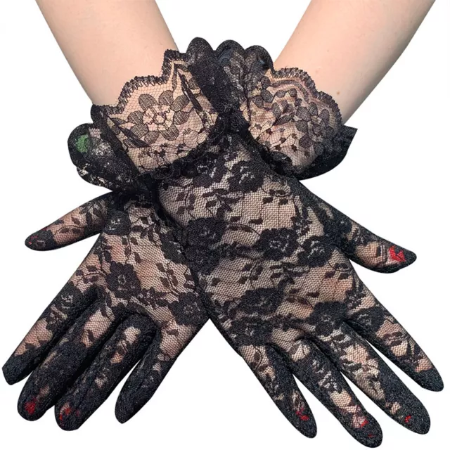 Estate Donna Guida Pizzo Sole Protezione Guanti Touch Screen Outdoor Matrimon -