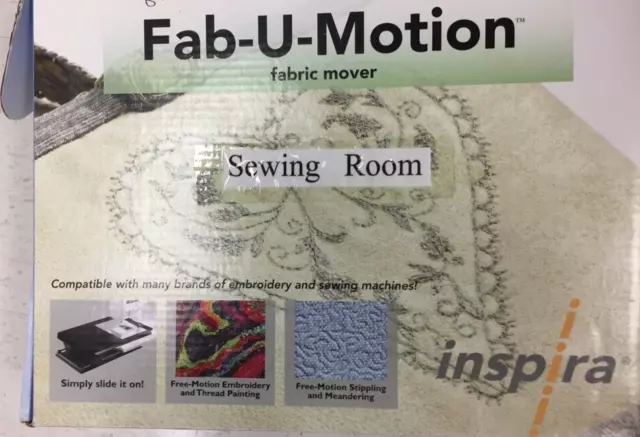INSPIRA FAB U Motion FABRIC MOVER Free Motion for Sewing, Quilting &  Embroidery $13.00 - PicClick