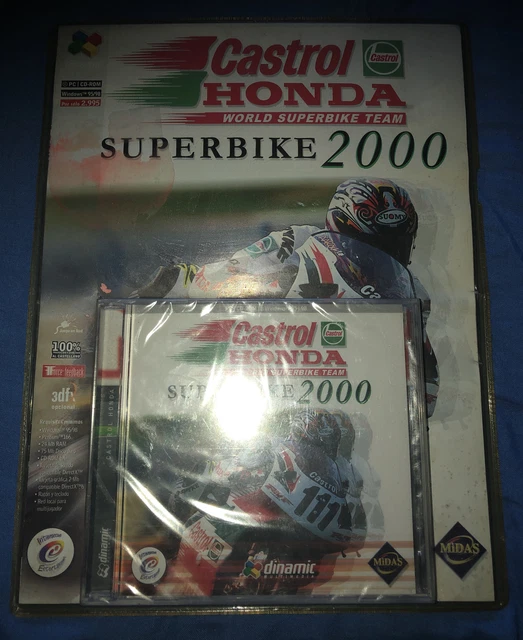Jeu PC : Honda Castrol Superbike 2000 - Big Box (boîte Carton Eurobox) - État Correct, Origine France