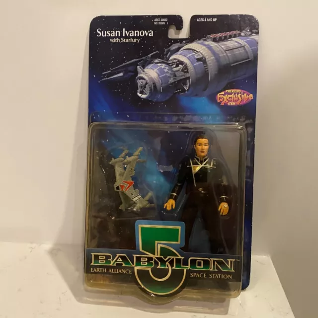 Babylon 5 Susan Ivanova Vintage MOC 1997 Warner Bros. Toys