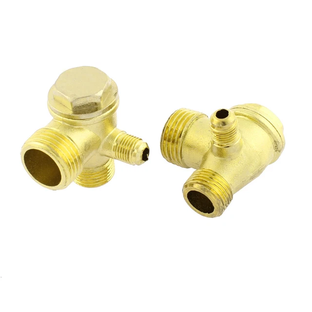 2pcs Filtres Reniflard Pneumatiques 3/4 BSP Mâle Laiton - Réducteur De Bruit Pour Air Comprimé