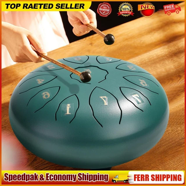 Stahlzungen-Trommel mit 11 Tönen Hand-Pan-Tank-Trommel Percussion Instrument (Gr