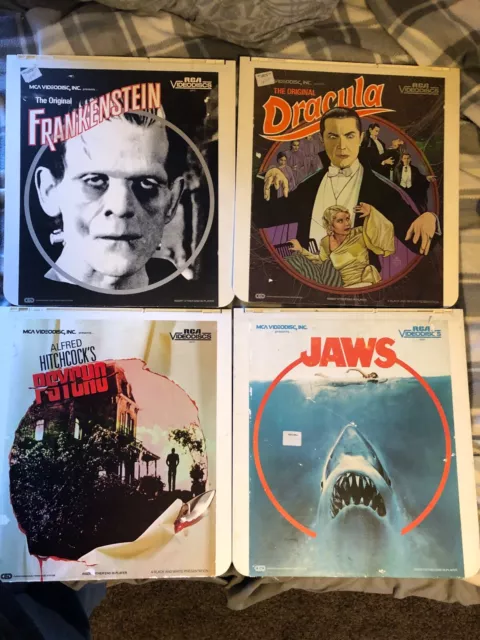 RCA SelectaVision VideoDiscs- Horror
