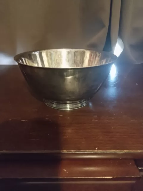 Vintage Silver Plated Paul Revere Reproduction Bowl By WM A Rogers