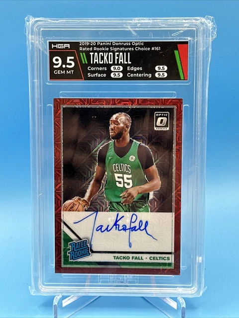 2019-20 Donruss Optic Rated Rookies Signatures Choice Tacko Fall Auto Celtics