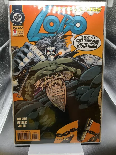 LOBO #1 (DC Comics 2nd Series, December 1993) Foil-embossed cover