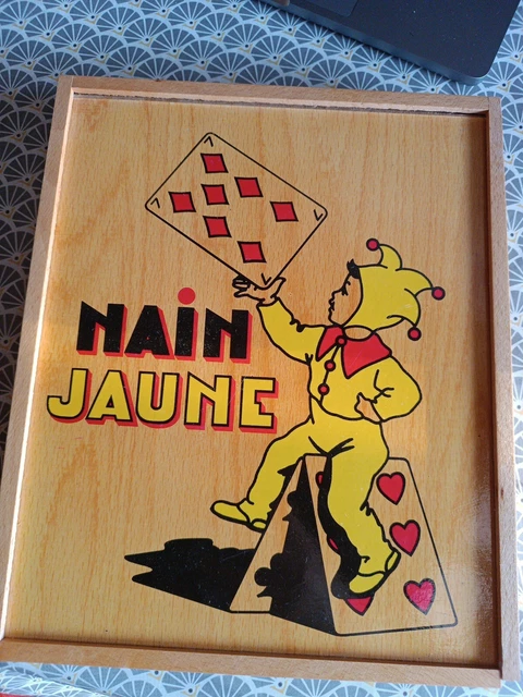 JEU DU NAIN JAUNE - COFFRET EN BOIS