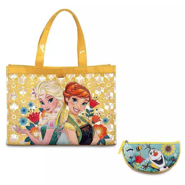 Disney Frozen Fever Princess Anna Elsa Bag Swim Beach Olaf New