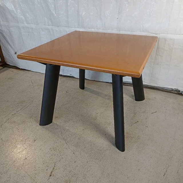 Tavolo allungabile Design Struttura in Metallo Nero con Piano in Legno Italia