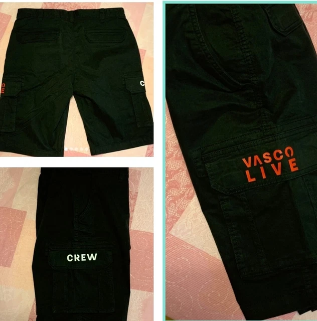 Vasco Rossi Rarissimo Bermuda Staff Crew Taglia XL Vasco Live 2023 Pezzo Unico!!