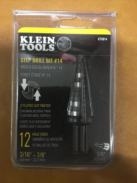 Klein Tools Step Drill Bit #14 KTSB14