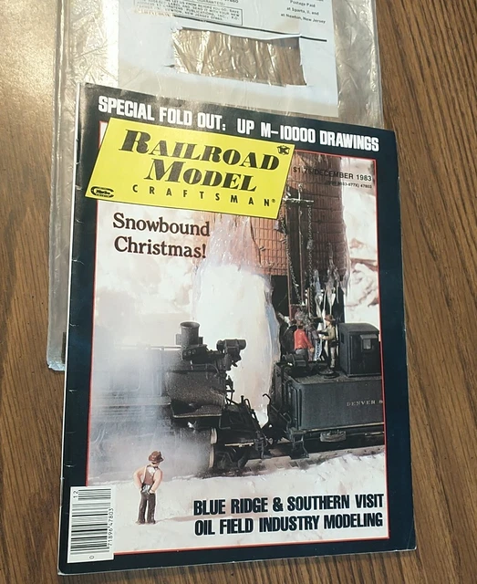 RAILROAD MODEL CRAFTSMAN Magazine Vol 52 7 December 1883 Snowbound