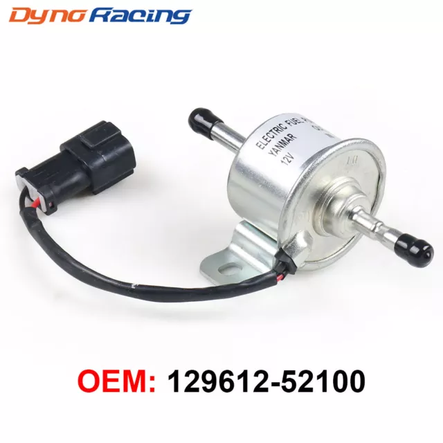 Fuel Feed Pump 12V For Yanmar 4TNV88 3TNV88 4TNV84 Mini Excavator 129612-52100