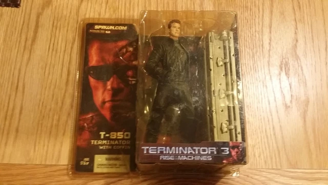 Figurine McFarlane T-850 Terminator Avec Cercueil - Terminator 3 - Neuf