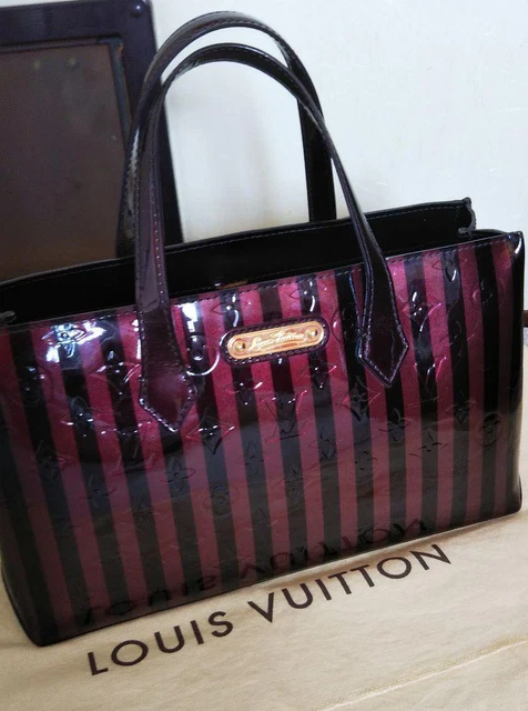 LOUIS VUITTON Wilshire PM Pomme d'Amour Rayure Hand Bag Limited Edition LOUIS VUITTON Wilshire PM Pomme d'Amour Rayure Hand Bag Limited Edition
