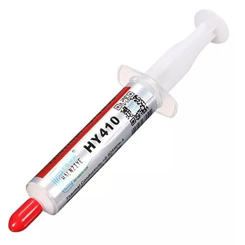 2 Pcs Halnziye HY410 5g White Thermal Grease Paste for Copper Heat Sink CPU LED